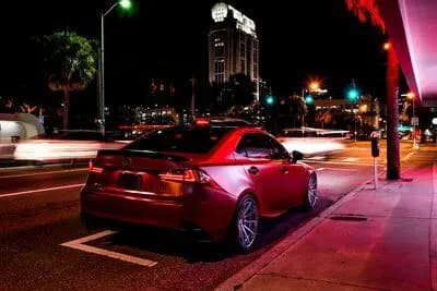 Satin Vampire Red