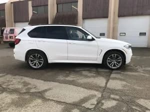 Matte White BMW X5