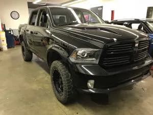 Gloss Midnight Blue Dodge Ram