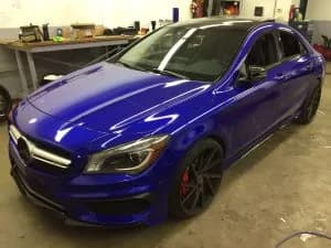 Gloss Blue Raspberry Mercedes