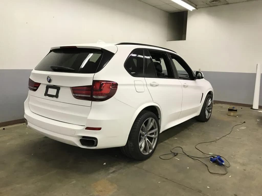 Matte White BMW X5