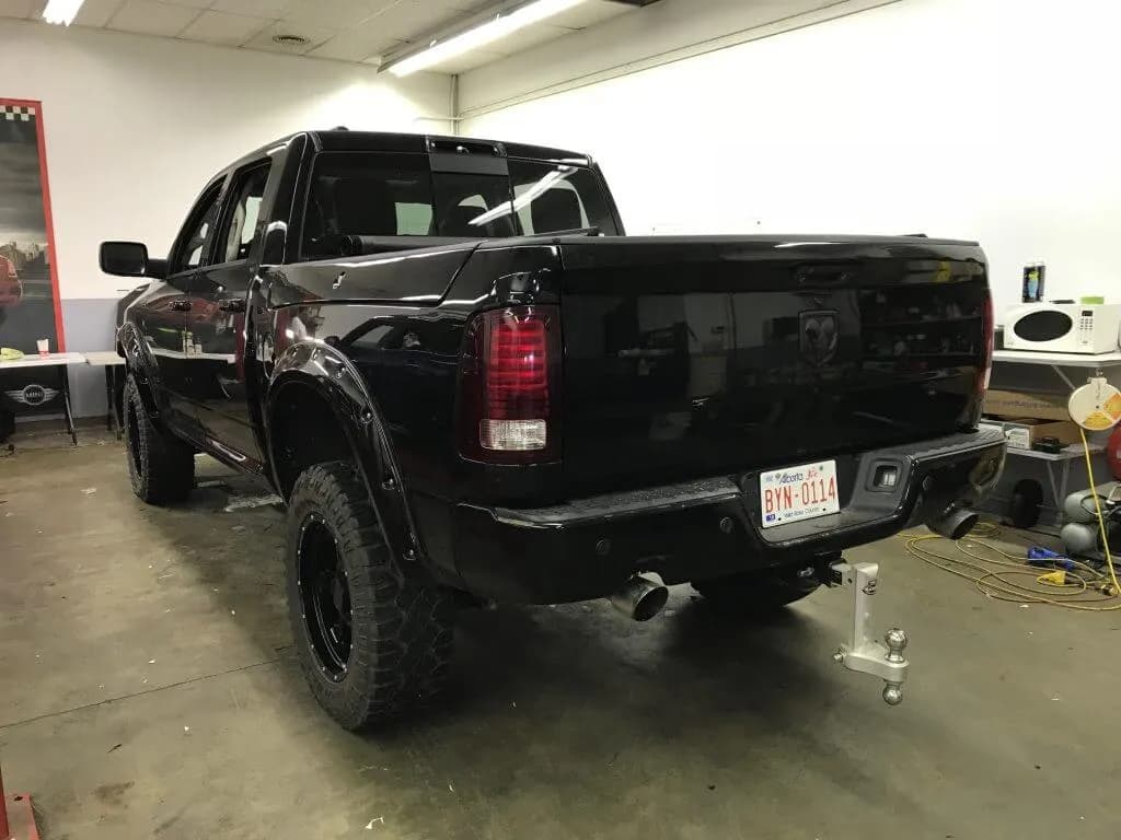 Gloss Midnight Blue Dodge Ram