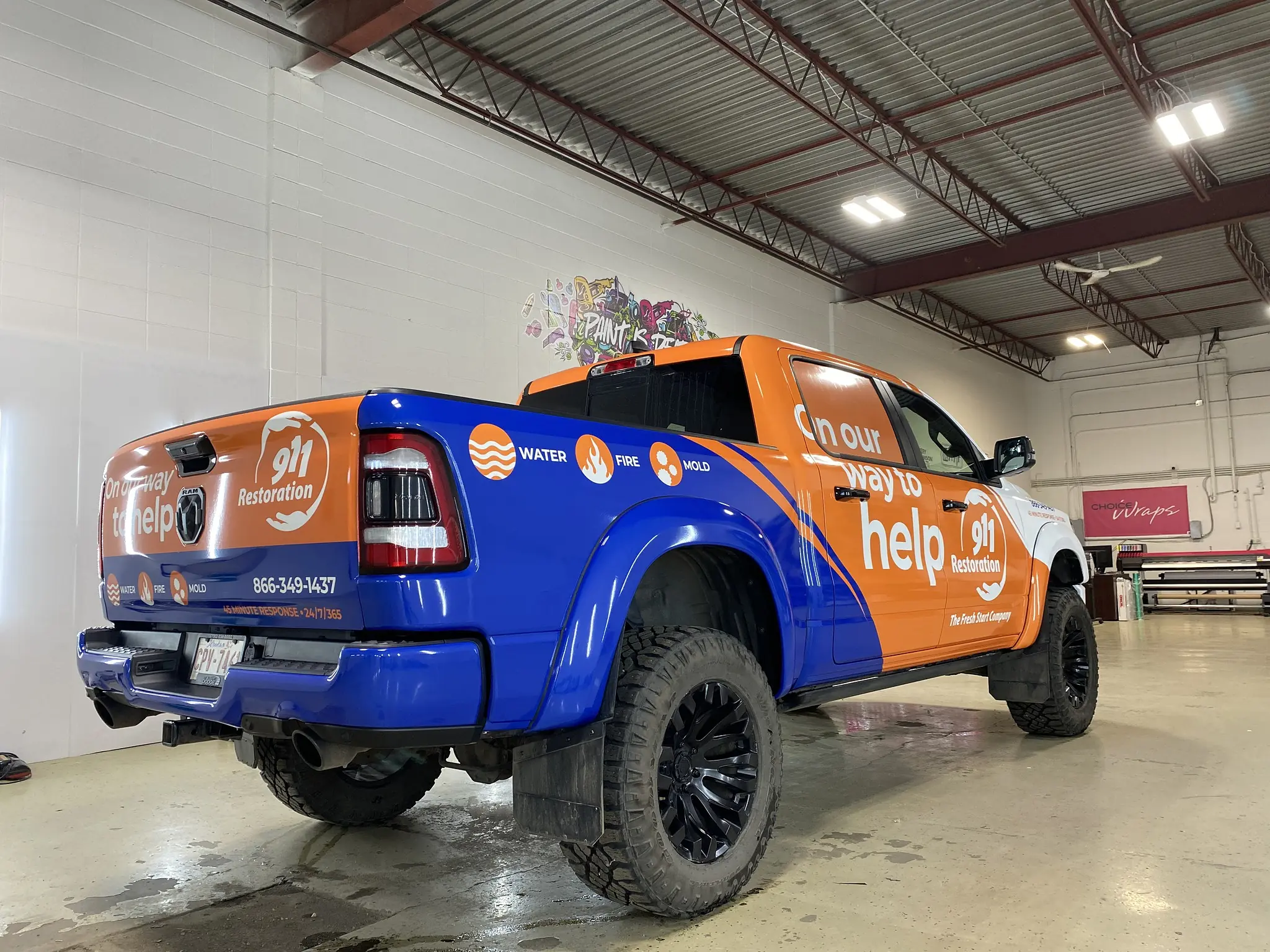 Fleet vehicle wrap by Choice Graphics