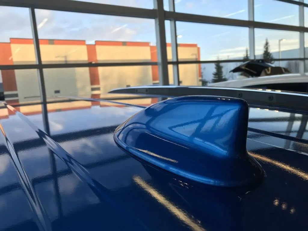 Shark fin antenna wrap